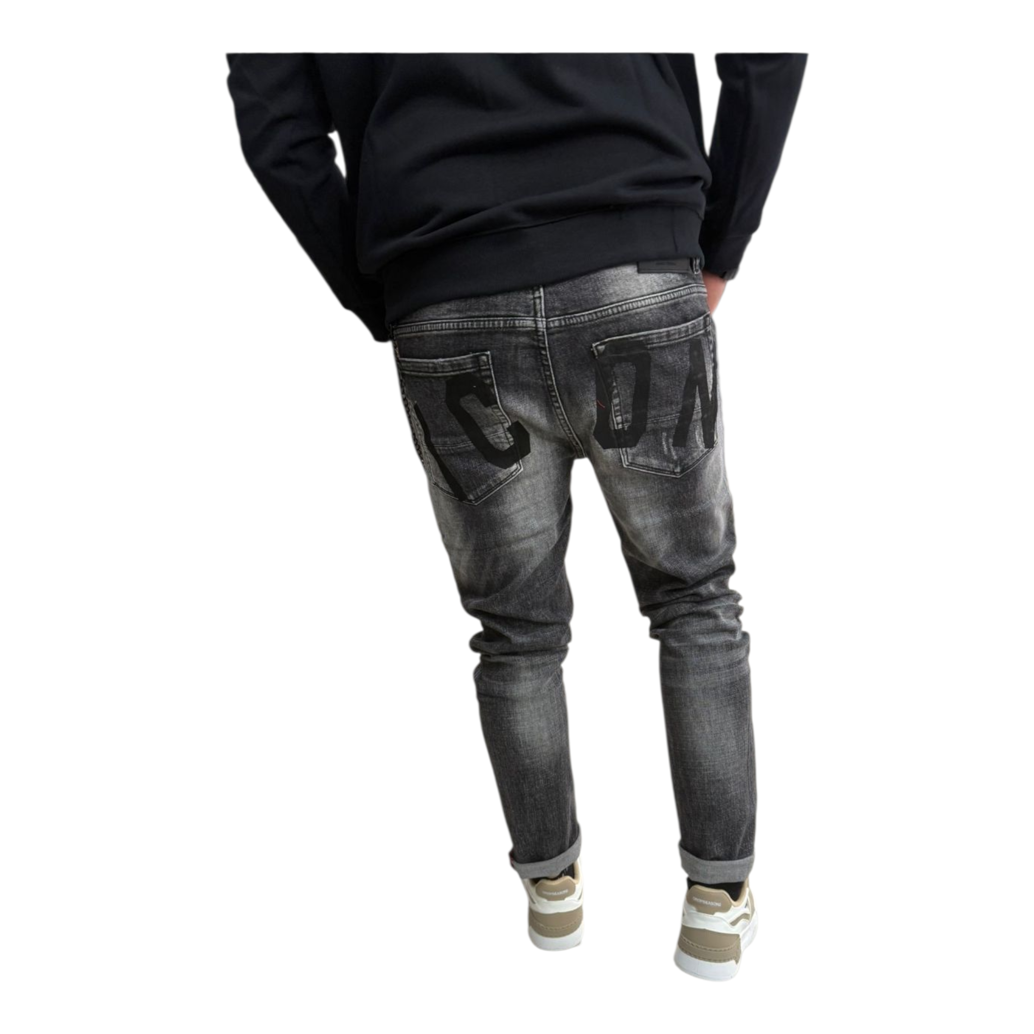 Jeans icon tono su tono