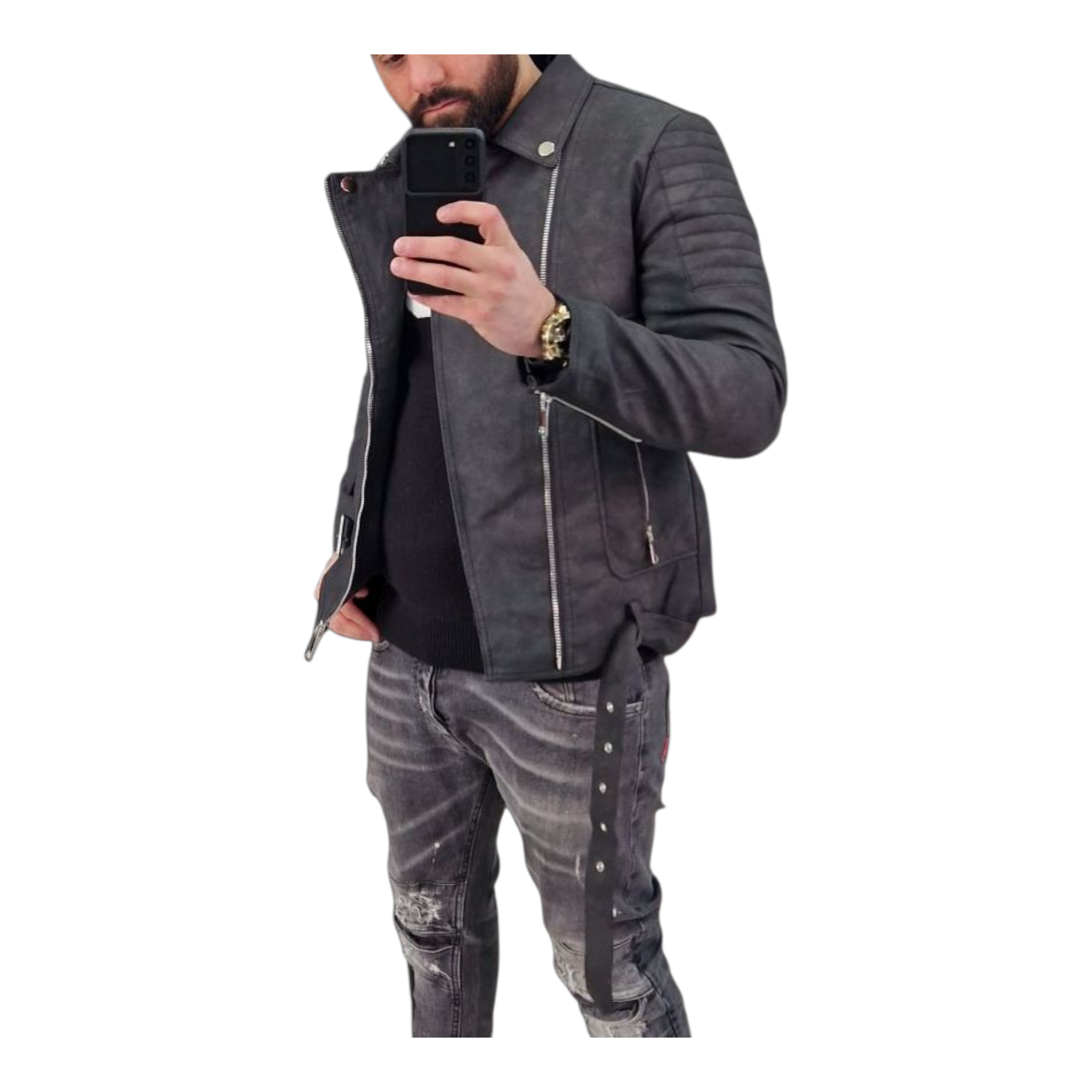 Giubbotto chiodo ultimo M