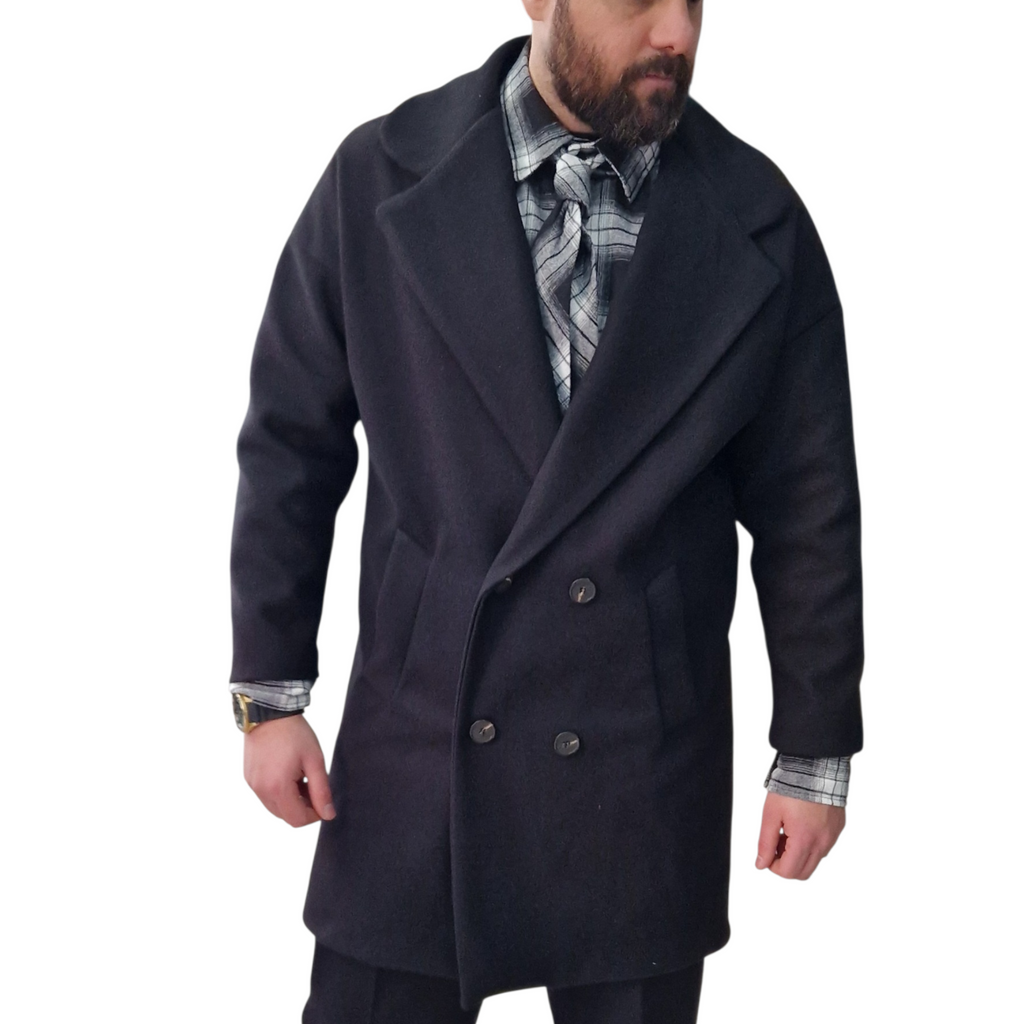 Cappotto Oversize Uomo – Stile Urban Elegante