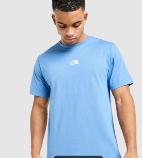 T shirt north face blu