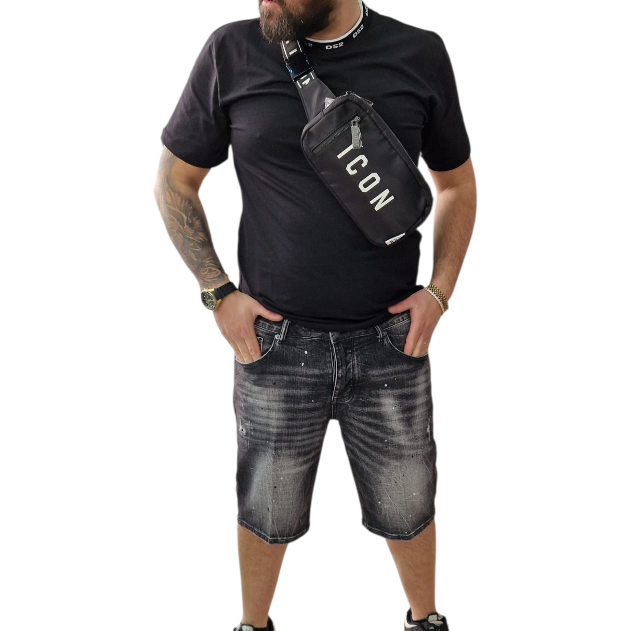Marsupio Icon con Zip – Accessorio Streetwear Uomo Urban