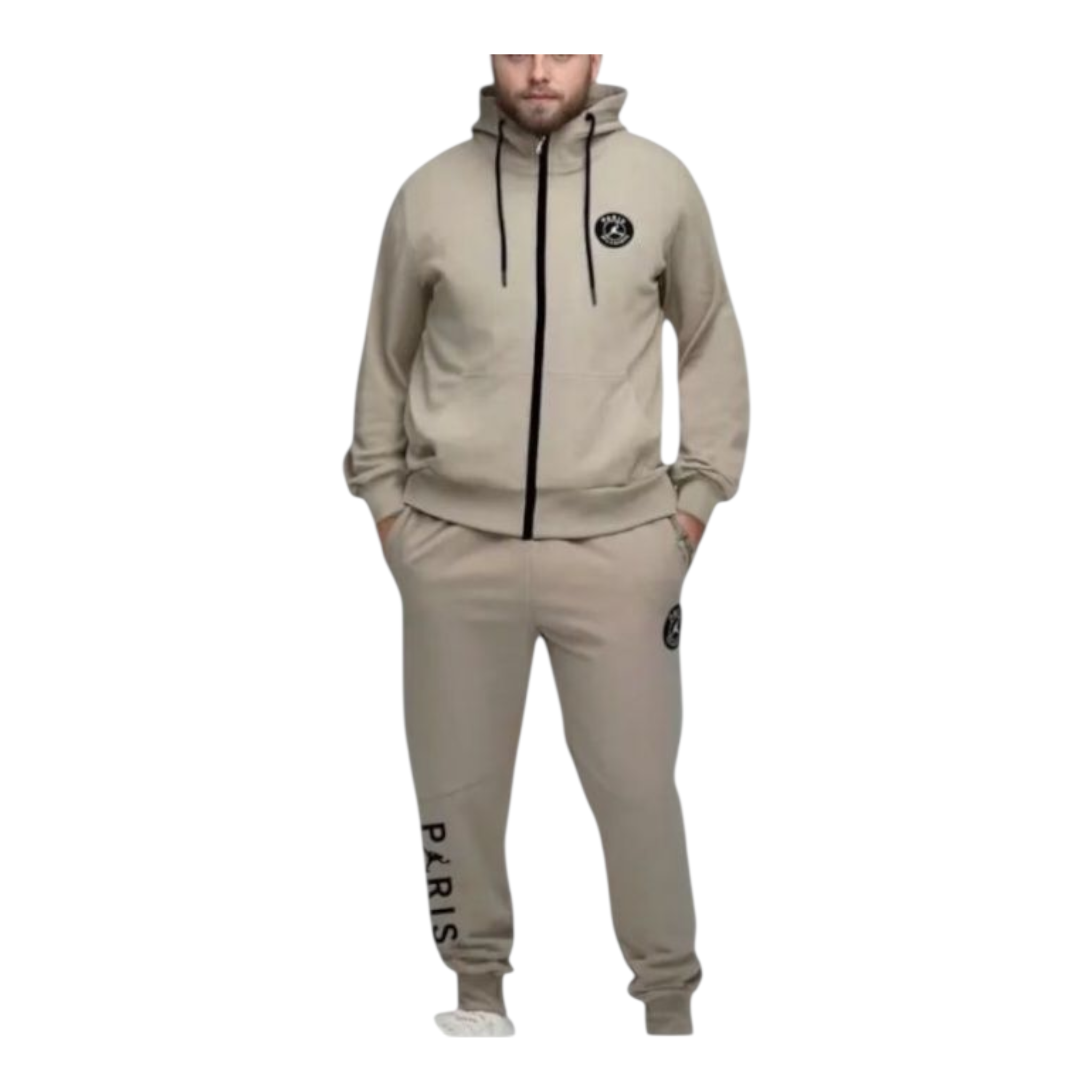 Tuta over begie  3x a. 7 xl