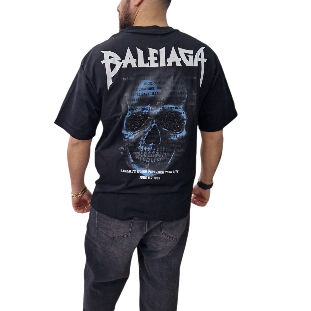 T-Shirt Teschio Grafica – Streetwear Urban Uomo