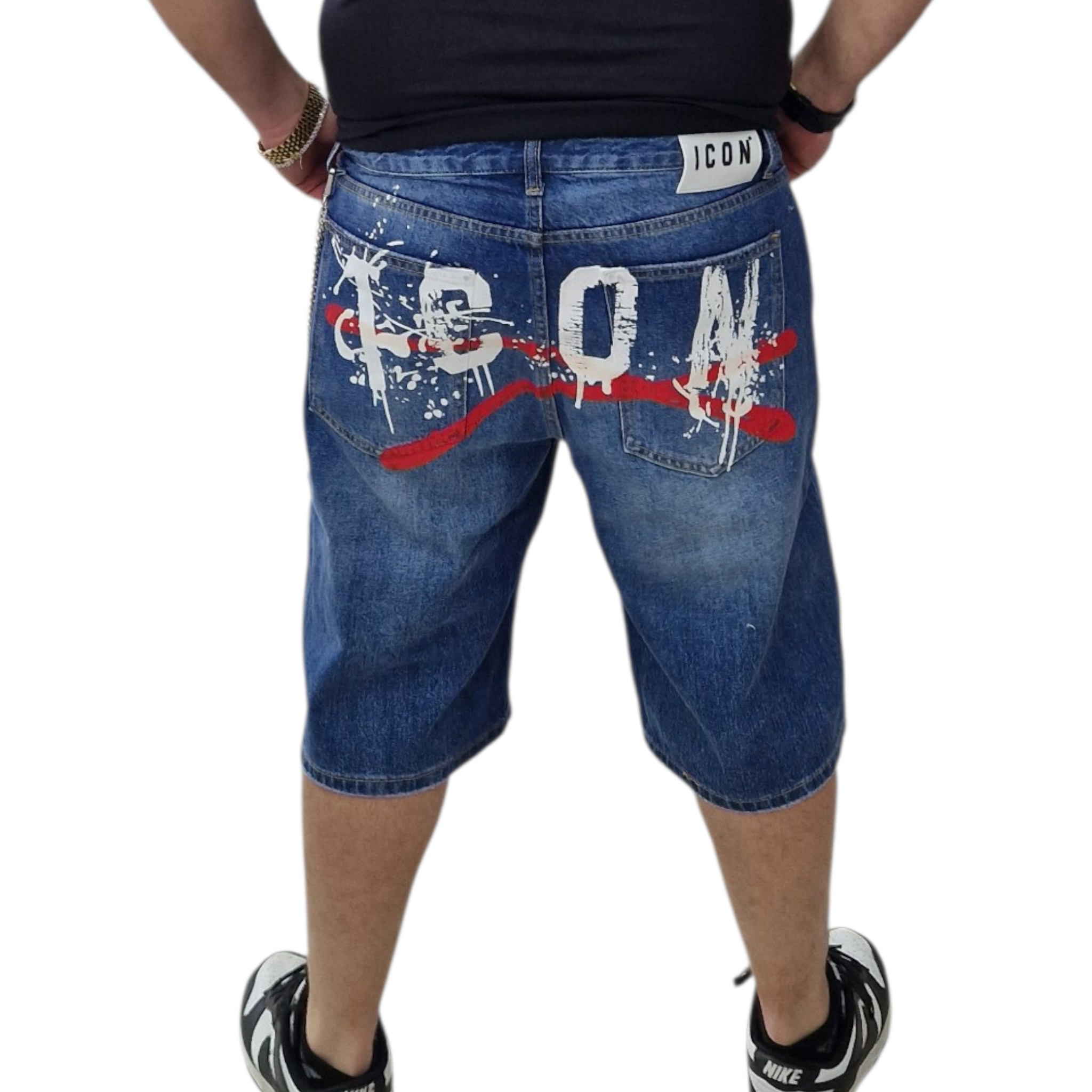 Bermuda Icon Logo X Rossa – Streetwear Uomo Estate