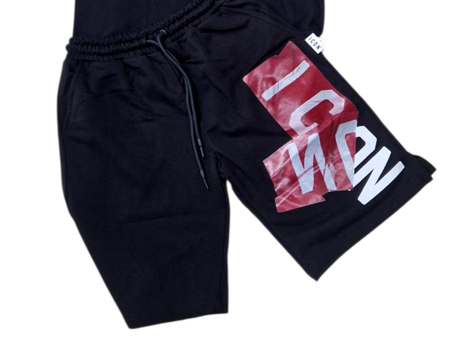 Bermuda Icon Nero Cotone – Streetwear Uomo Estate Urban