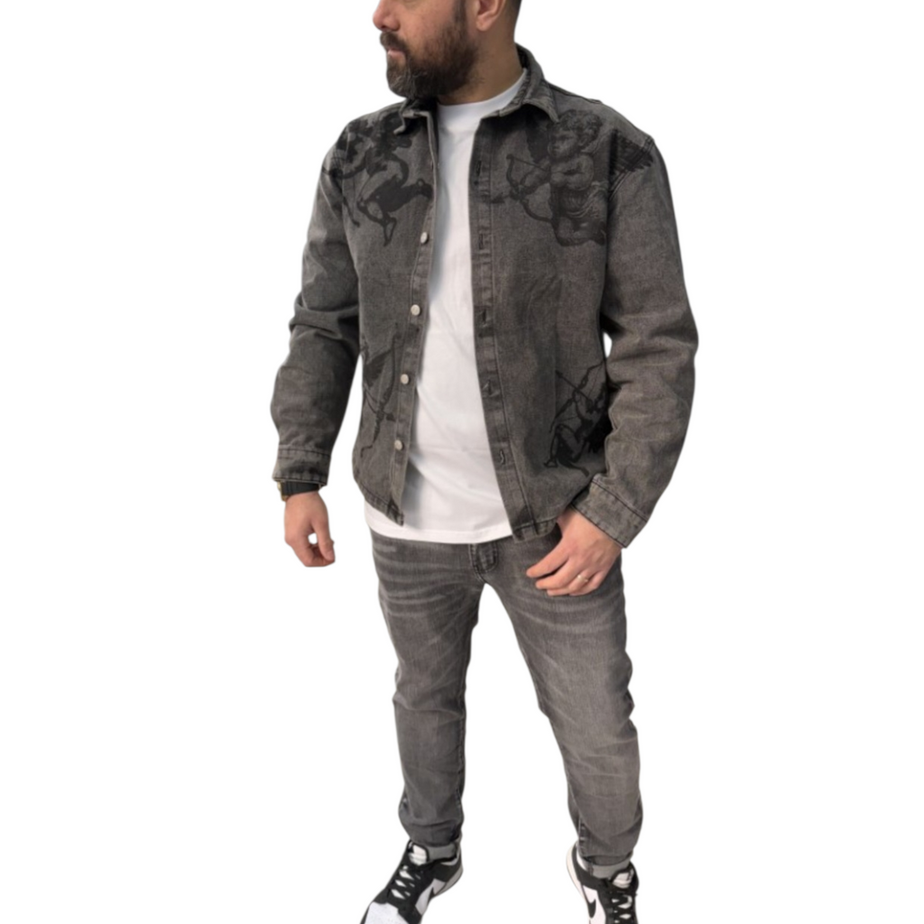 Camicia Jeans Angel Uomo – Streetwear Urban Casual