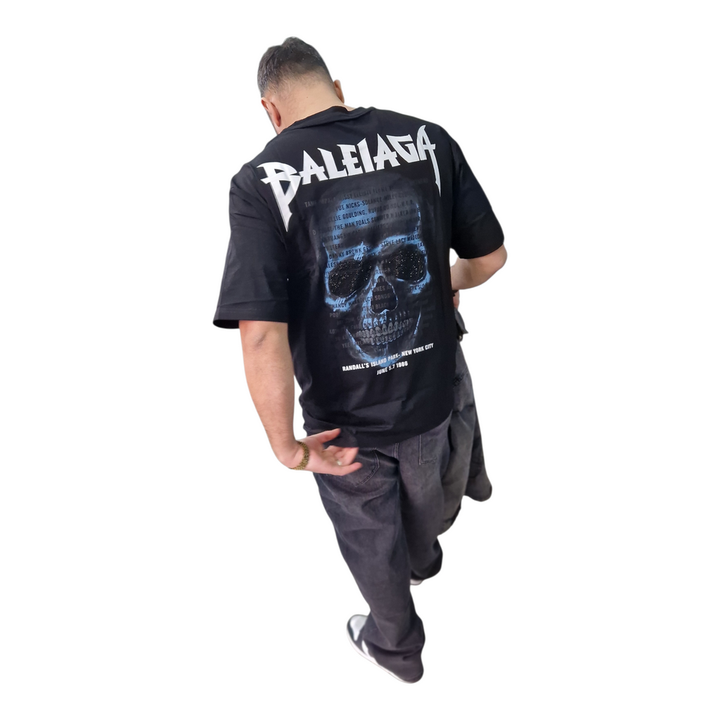 T-Shirt Teschio Grafica – Streetwear Urban Uomo