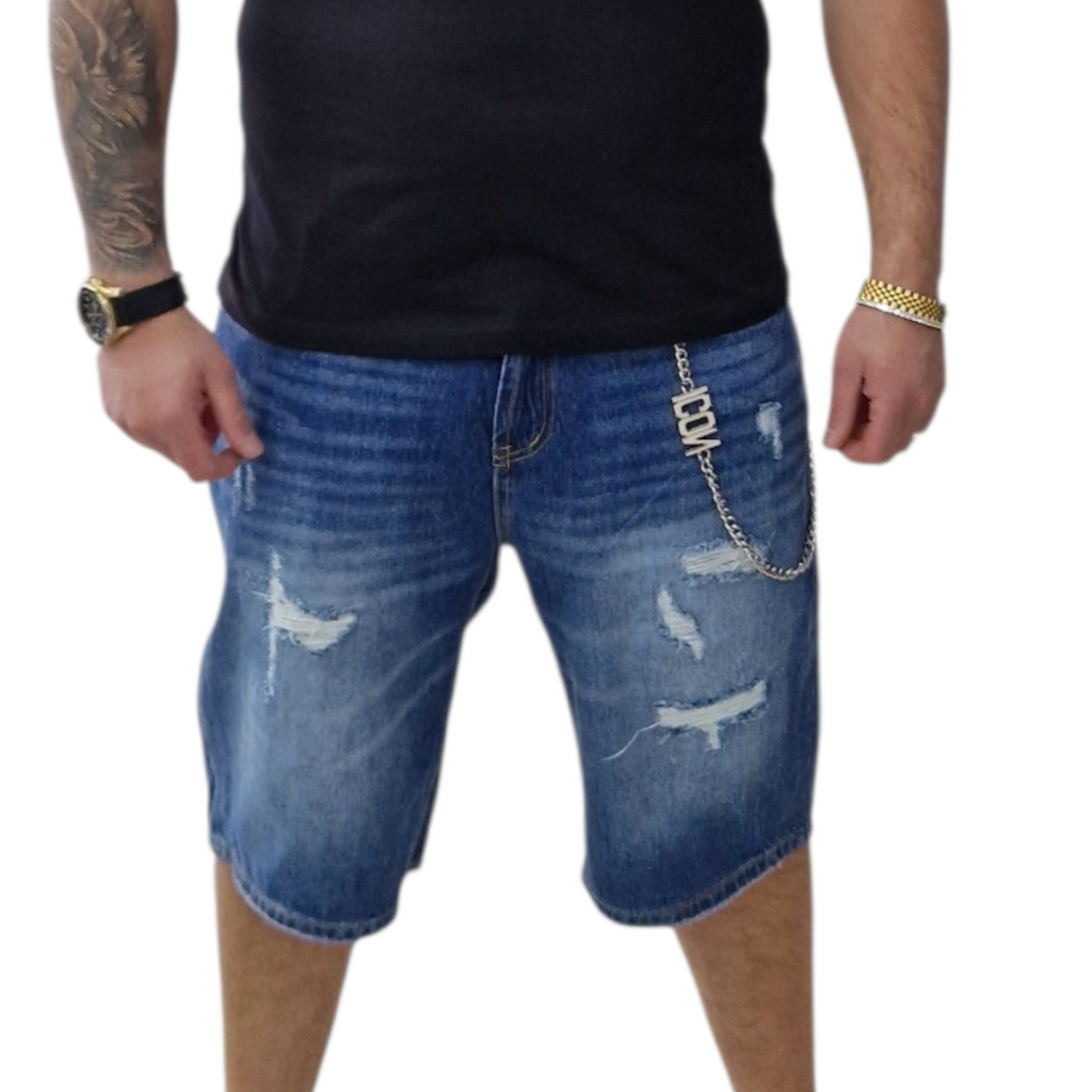 Bermuda Icon Logo X Rossa – Streetwear Uomo Estate