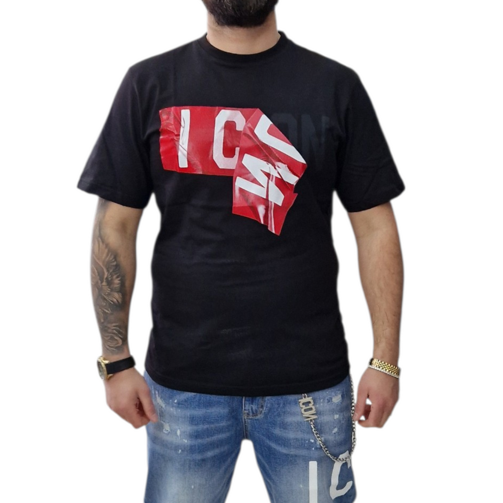 T-Shirt Icon Stampa Grafica – Streetwear Uomo Alta Qualità